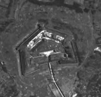 Le fort en 1933.
Image Géoportail